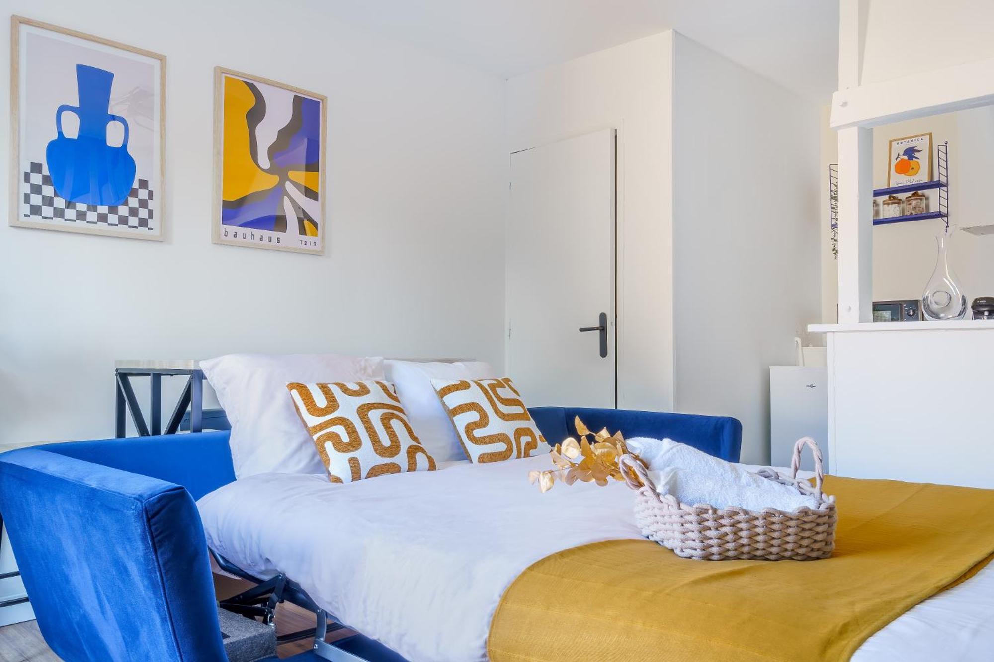 Maisonnette Bleu Horizon Avec Jardin - 2Min Gare - Serenito Homes Saint-Just-en-Chaussee Екстер'єр фото