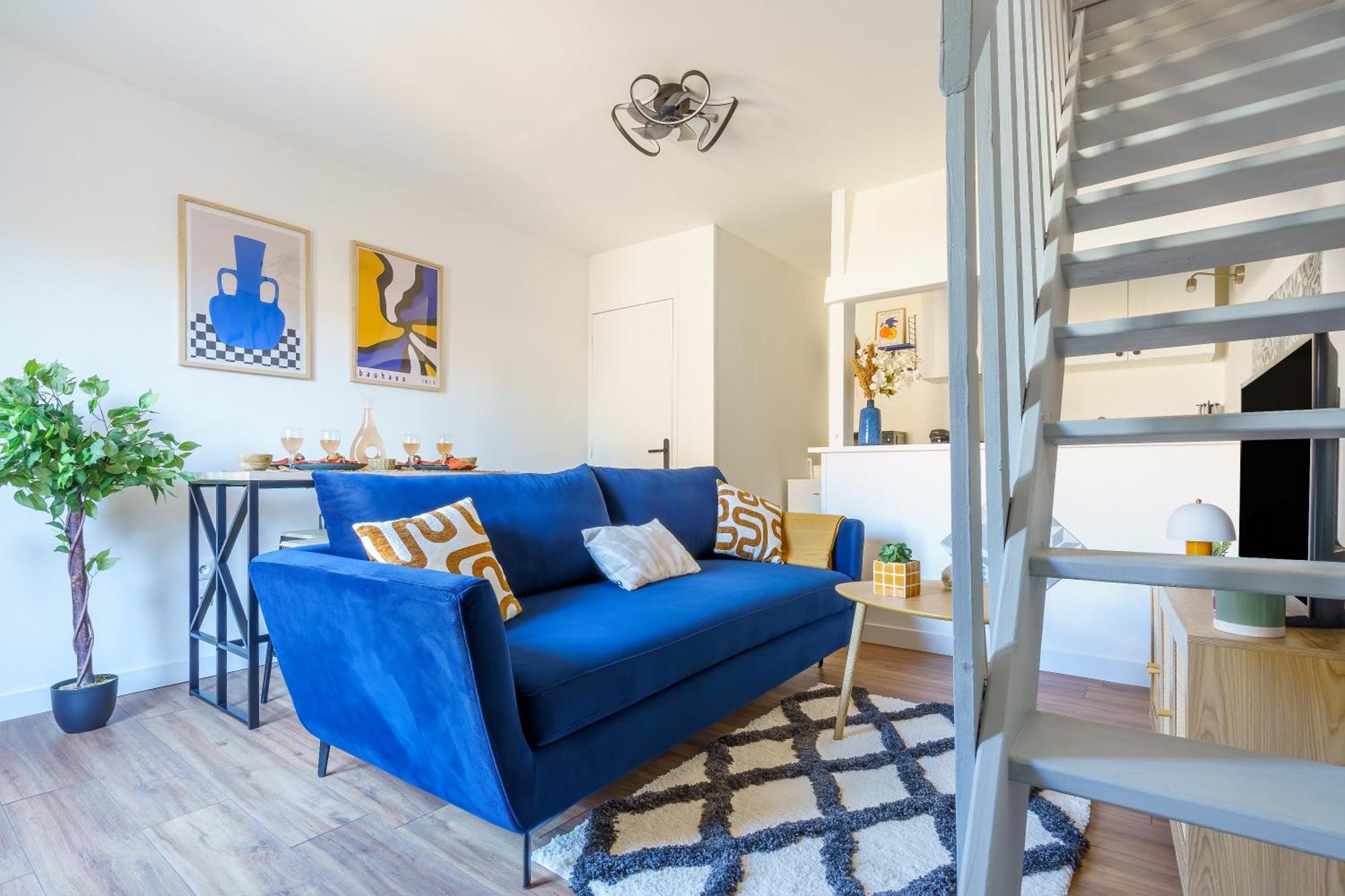 Maisonnette Bleu Horizon Avec Jardin - 2Min Gare - Serenito Homes Saint-Just-en-Chaussee Екстер'єр фото