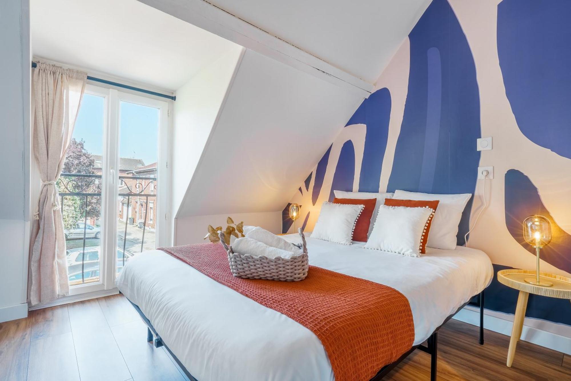 Maisonnette Bleu Horizon Avec Jardin - 2Min Gare - Serenito Homes Saint-Just-en-Chaussee Екстер'єр фото